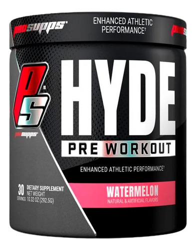 Hyde Pre Workout 30serv. Pre Entreno Prosupps Tienda Fisica