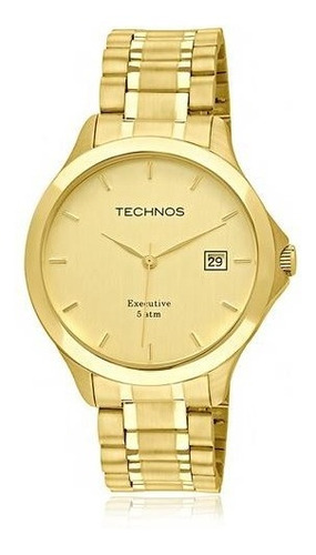 Relógio Masculino Technos Classic Steel 1s13bwtdy4x Gold