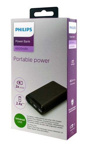 Powerbank Phillips 6600 Mah