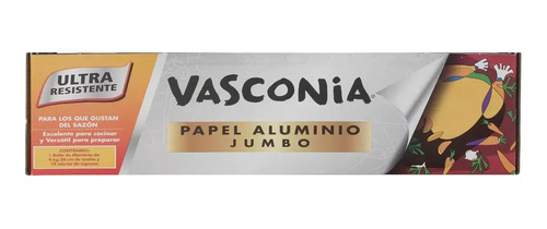 Vasconia Papel Aluminio 300 Metros