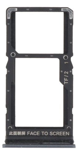 Gaveta Bandeja Dual Slot Chip Sim P/ Poco M4 Pro 5g Preto