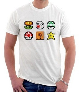 Camiseta Super Mario - Super Nintendo - Games