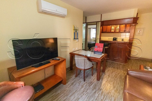 Imagem 5 de 15 de Flat Estilo Residencie, A Poucos Metros Da Av. Faria Lima E Nove De Julho - Sf30227