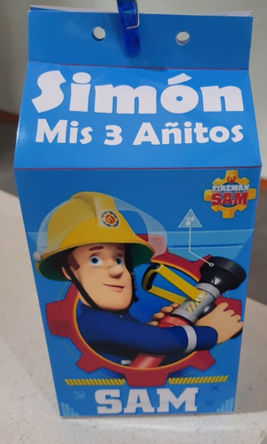 Pack 10 Cajas Dulceras Bombero Sam