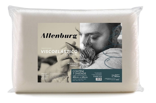 Travesseiro Altenburg Visco Cervical 48x68cm