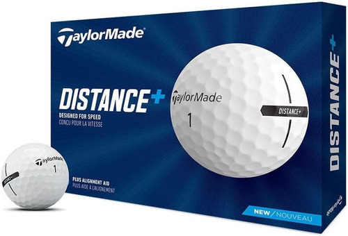 Taylormade 12 Pelotas De Golf Distance+ Blancas 