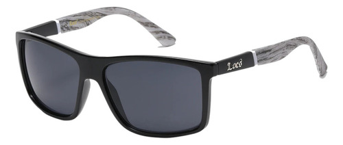 Gafas De Sol Locs Madera Way Superior 8lock91155 Ocean Negro Negro/gris
