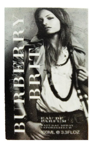 Imagen 1 de 1 de Perfume Burberry Brit Para Damas 100ml