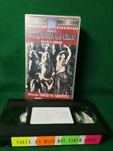 Pelicula Sally La Hija Del Circo Vhs Cine Mudo (Usado)