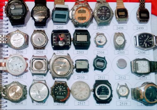 Lote 9 Sucatas Casio E Outros- Máquina Do Tempo (Usado)