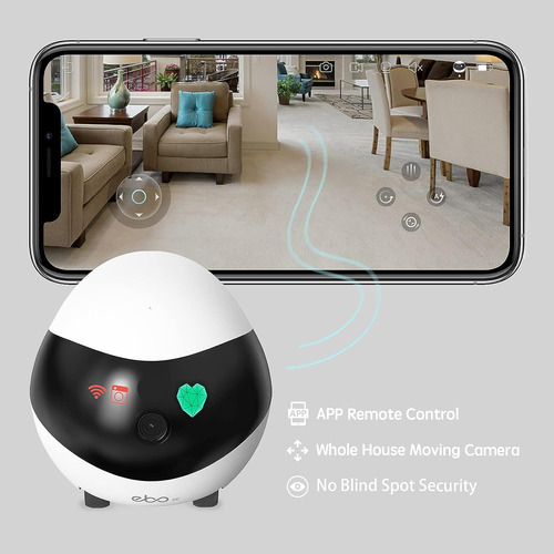Camara De Seguridad Enabot Ebo, Inalámbrico A Control Remoto