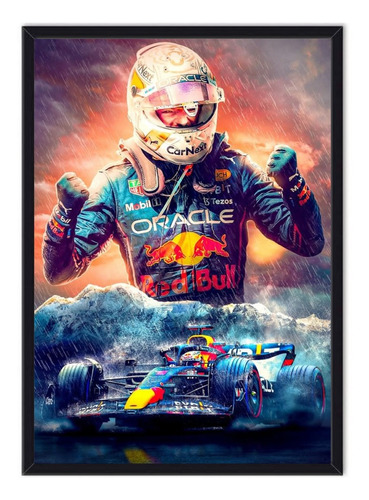 Max Verstappen - Póster Red Bull - Fórmula 1