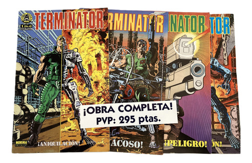 Comic Dark Horse: Terminator, 4 Tomos, Completa. Ed. Norma