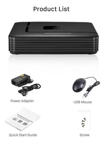 Grabador De Vídeo De Seguridad 4k 8mp 8mp 8ch Poe Cctv Nvr O