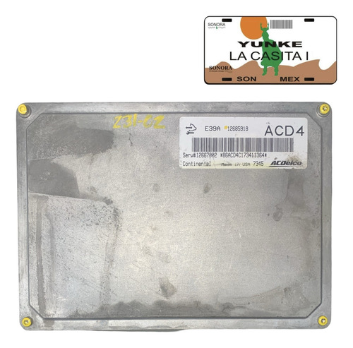 Computadora Chevrolet Impala 2017-2019 12685918 (acd4) (Usado)
