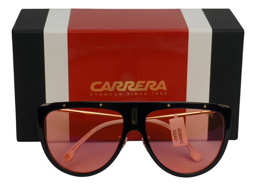 Lentes De Sol Carrera Negro Rosa Para Mujer Dama Orginal