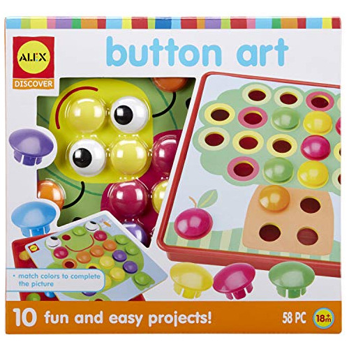 Alex Discover Button Art Activity Set Kids Art And 4jpec