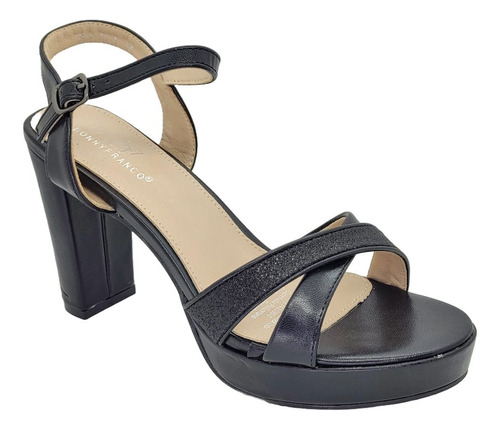 Sandalia De Fiesta Bonny Franco Black 384-5511