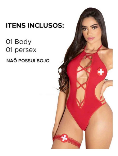 Imagem 6 de 6 de Lingerie Sensual Hotgirl Fantasia Bombeira Envio Grátis 24h