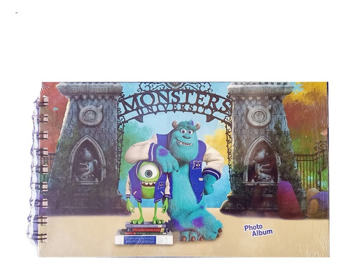 Álbum De Fotos Monsters Inc 13x18 40 Paginas Tipo Bolsillo