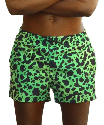 Short animal print hombre hotsell