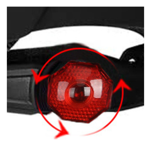 Casco Bikeboy Para Ciclismo Regulable Con Luz Trasera