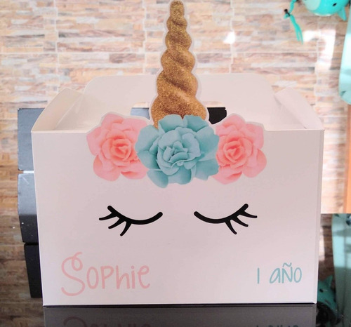 28 Pz. Cajita De Unicornio