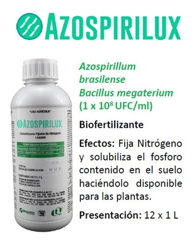  Micorrizas Azospirillum-bacillus 1l Omri