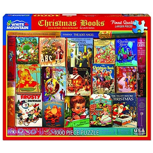 Puzzles Libros De Navidad - Puzzle De 1000 Piezas