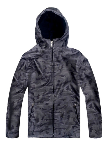 Campera Camuflada Impermeable Termica Softshell  Jeans710