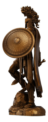 Estátua Ares - Deus Da Guerra - Versão 4 Cor Cor Cobre Antigo