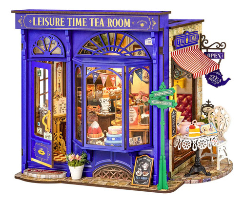 Casa De Muñecas En Miniatura Rolife Leisure Time Para Salón