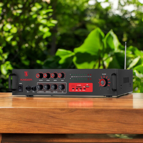 Amplificador Profesional Kaiser 800 W Pmpo, Mix-2301dusb