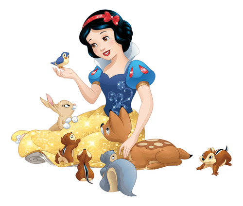 Decoração Só Um Bolinho Aniversário Branca De Neve Simples