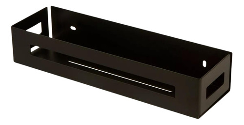 Organizador De Ducha Cajon Negro Acero Inoxidable Radem