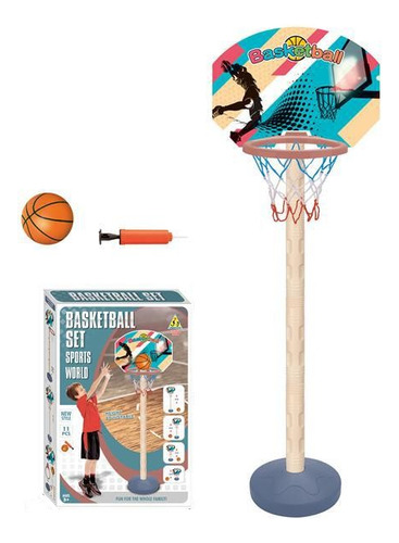 Juego De Basquetball Para Niños Con 4 Niveles De Altura