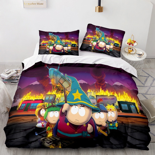 Juego De Ropa De Cama De Tamaño Individual De South Park