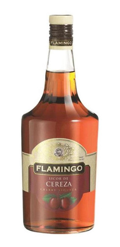 Pack De 4 Licor Flamingo Cereza 1 L