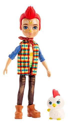 Figura Enchantimals Redward Rooster Doll & Cluck