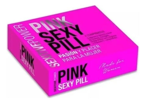 Pink Sexy Pill Mujer Sexitive Vigorizante Libido L-arginina