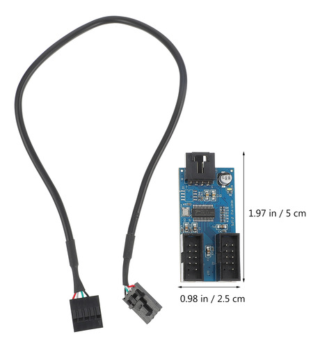 Extensor De Conector Usb, Multiplicador De Puertos Usb 2.0 D