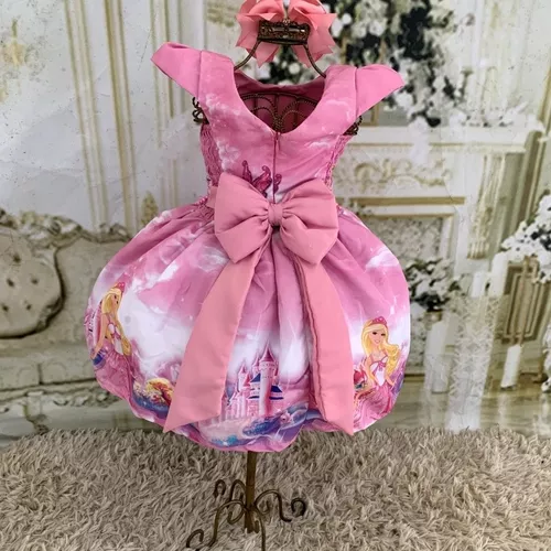 Vestido Temático Barbie Aniversário