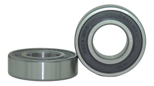 Rolamento 6205 2rs C3 Obm 25x52x15mm Kit 10 Peças