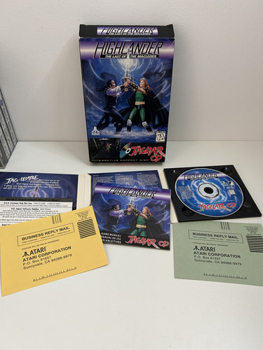 Highlander Atari Jaguar Cd Jogo 100% Original Completo Raro (Usado)