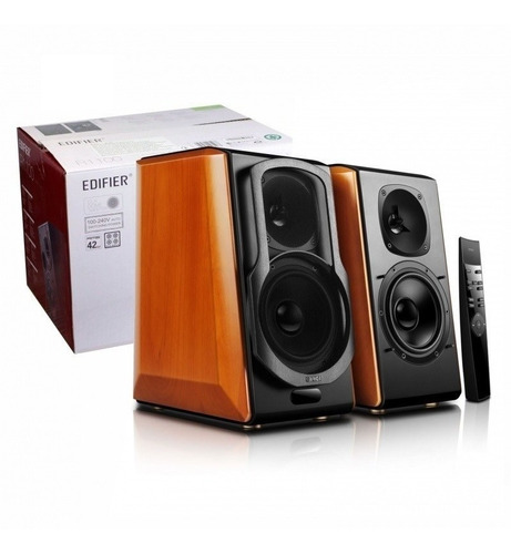 Parlantes Edifier 2.0 S2000pro Madera Bluetooth C/control