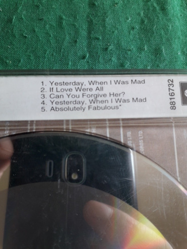 Pet Shop Boys -yesterday When I Was Mad Australian Single Cd (Usado)