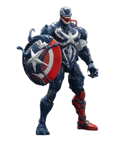 Venomized Captain America Zd Toys (Usado)