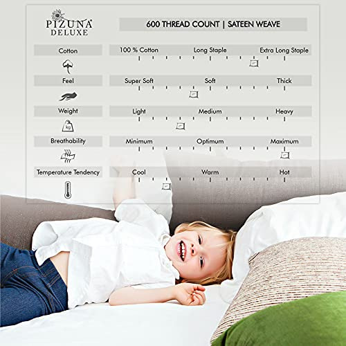 Sábana Ajustable Pura 100% Algodón Pizuna Para Cama