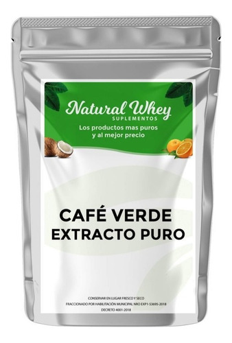 Café Verde Extracto Puro  En Polvo 10 Gramos 