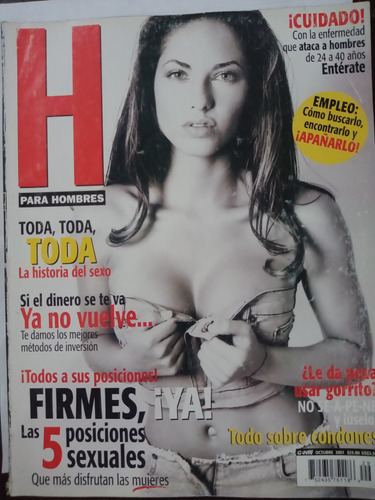 Barbara Mori En Revista H Para Hombres No. 29 Octubre 2001